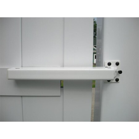 Lockeyusa Hydraulic Gate Closer, Adjustable, White, TB175W TB175W